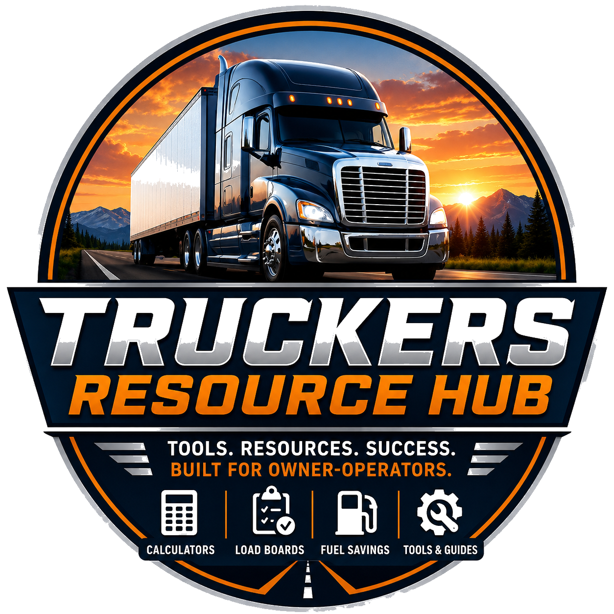 Truckers Resource Hub badge logo